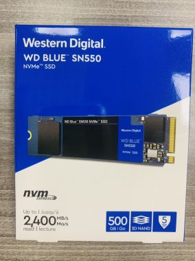 Ổ cứng SSD WD Blue SN550 500GB M2 2280 PCIe NVMe Gen 3×4 WDS500G2B0C