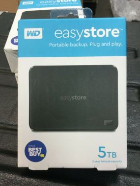 Ổ cứng di động HDD WD Easystore Portable 5TB - WDBKUZ0050BBK