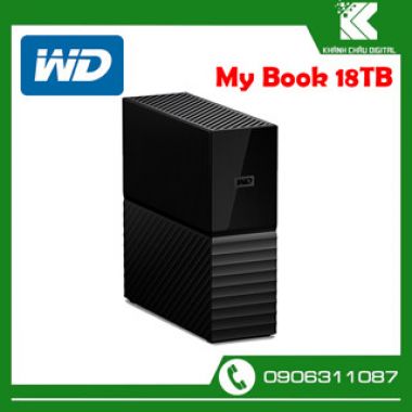 Ổ Cứng Di Động HDD WD My Book 18TB 3.5 inch USB 3.0 >>