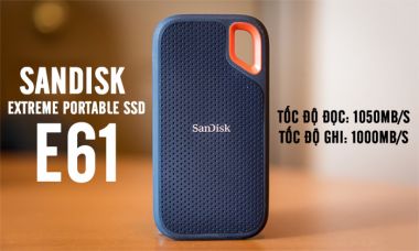 Ổ cứng di động 1TB SSD SANDISK Extreme Portable E61