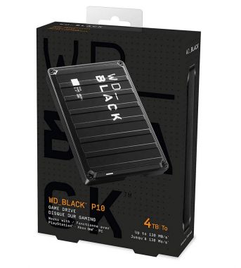 Ổ Cứng Di Động WD Black P10 Game Drive 4TB