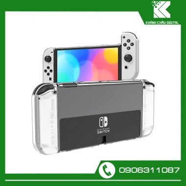 Ốp Lưng Rời Dành Cho Máy Game Nintendo Switch OLED Model - Trong Suốt