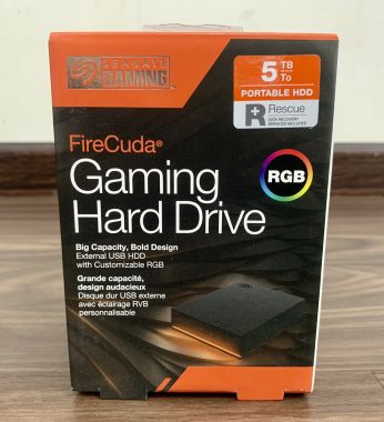 Ổ cứng di động Seagate FireCuda Gaming Hard Drive RGB HDD 5TB