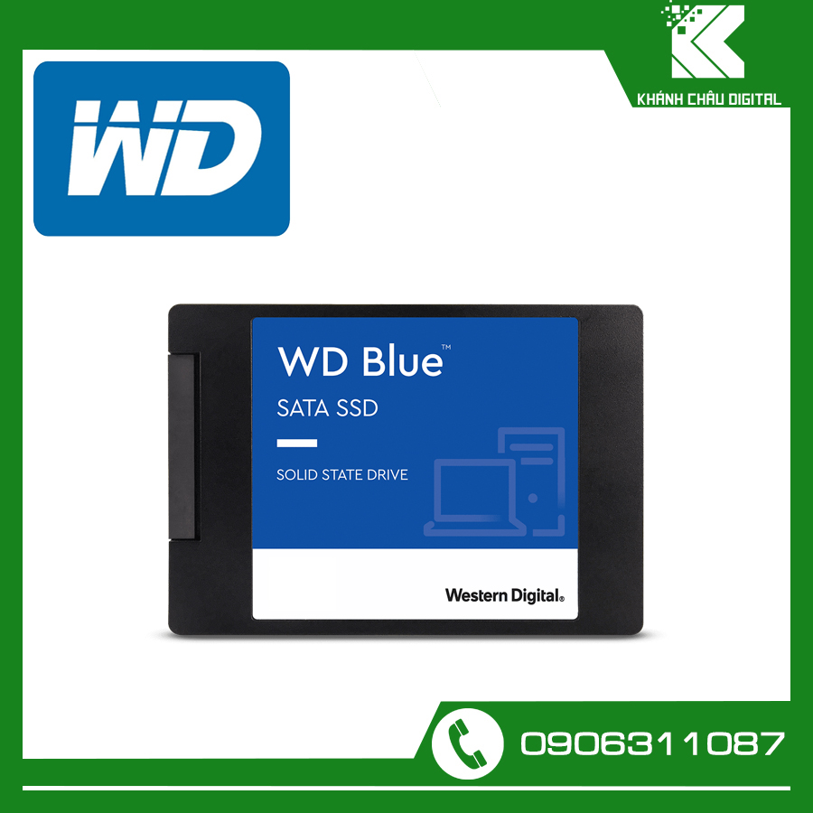 Ổ Cứng Gắn Trong SSD WD Blue 3D-NAND 2.5-Inch SATA III 1TB - WDS100T2B0A