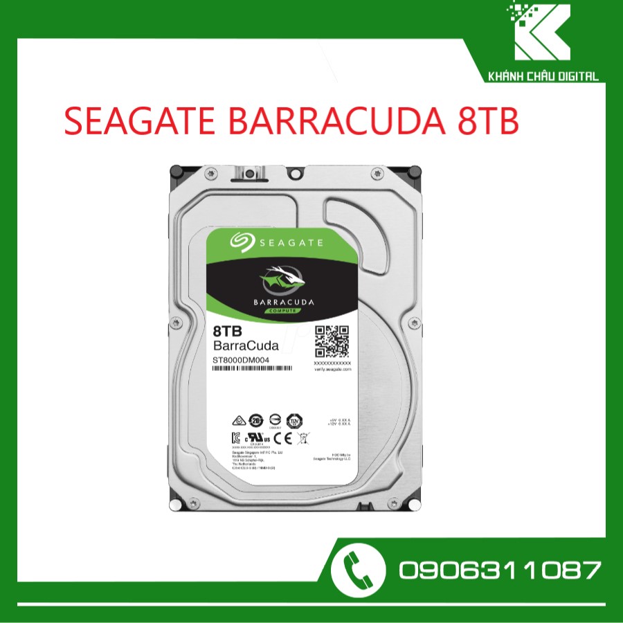 Ổ CỨNG HDD SEAGATE BARRACUDA 8TB 3.5