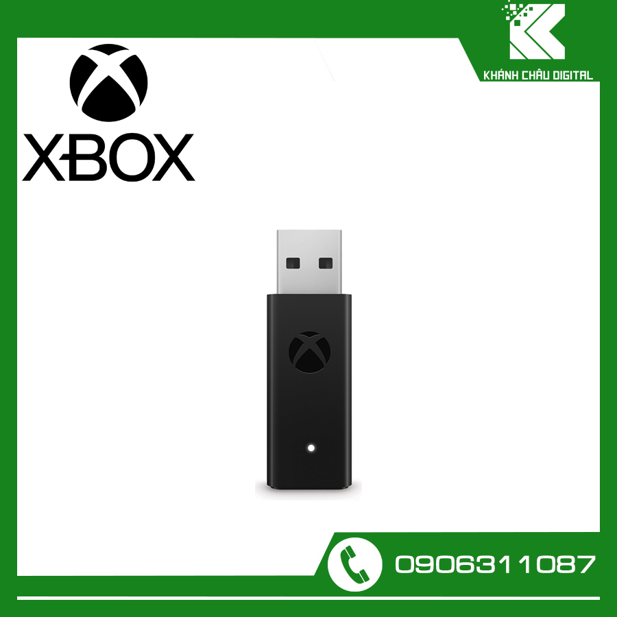 USB Wireless Adapter Receiver Cho Tay Cầm Xbox One/ Xbox One S/ Xbox Series X/S